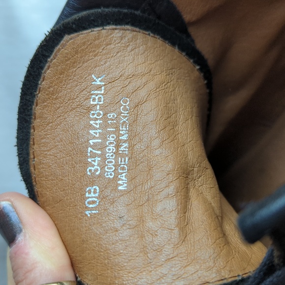 Frye Black Tyler Lace Up Combat Style Boot - gently worn - Picture 9 of 10